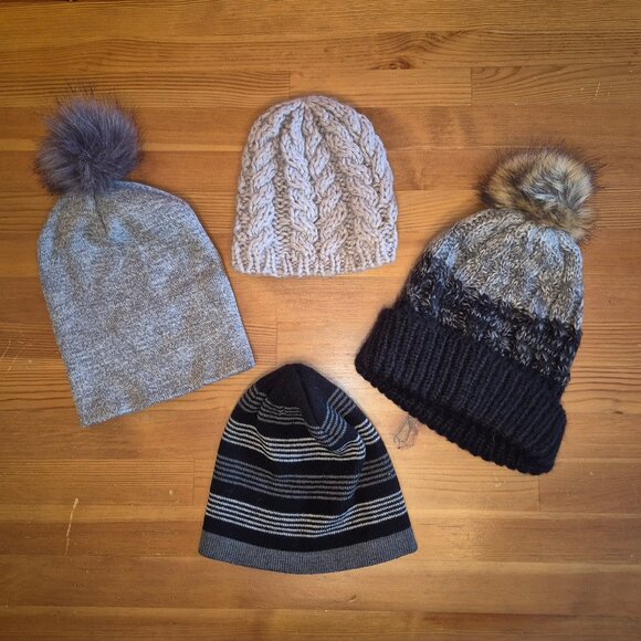 Lot of 4 tuques winter hat - Picture 1 of 10